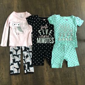Simple Joys by Carter’s 2T girls pjs